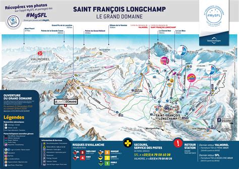 saint francois longchamp ski map.